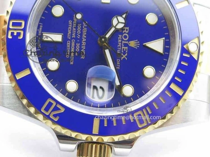 MiroTime 0410 Functional Submariner 116613 LB JF 1:1 Best Edition Blue Dial On SS YG Bracelet SH 3724